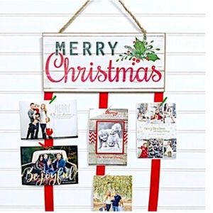 Christmas card holder